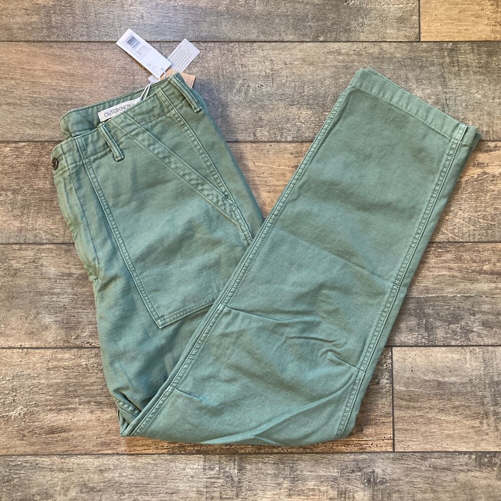 NEW Outerknown Men's Olive Drab Color Field Pant 34 x 32